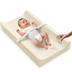 ATONGQI vegan leather baby changing pad waterproof surface for quick cleanup