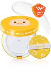 ATOPALM Tok Tok Sun Pact compact with puff for easy protection
