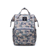 Atsabdas camo diaper bag backpack with stroller straps keeps essentials within easy reach.