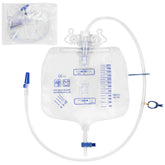 Atsuhut 2000mL catheter bag main view showing generous capacity for fewer changes.