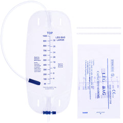 Atsuhut urinary bag 1000ml for leg use, compact and reliable.