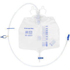 Atsuhut 4000mL urinary drainage bag with clear graduations for quick monitoring.