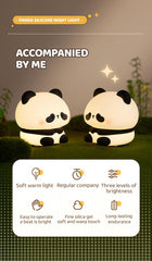 ATSUI panda night light soft LED provides sleep-friendly illumination for kids' bedrooms.