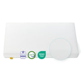 ATTABABY crib mattress with breathable cover promotes cooler, comfortable sleep.
