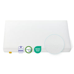 ATTABABY crib mattress with breathable cover promotes cooler, comfortable sleep.