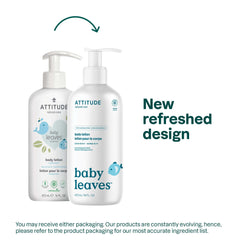 ATTITUDE Good Night lotion label detail highlights natural-origin ingredients