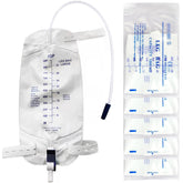 Atwlux five pack urinary leg bag 1000ml, durable and odor-controlled for daily wear