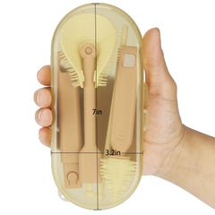Auerllcy straw brush concentrates on narrow straws for residue removal