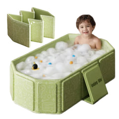 Augonla collapsible basin folded flat for compact storage.