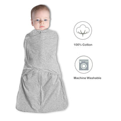 AugTwig wearable blanket in organic cotton offers soft, breathable warmth.