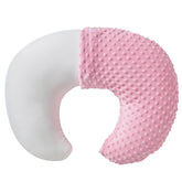 Aullar Nursing Pillow in candy pink with cover for comfortable feeding and support.