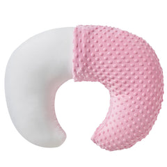 Aullar Nursing Pillow in candy pink with cover for comfortable feeding and support.