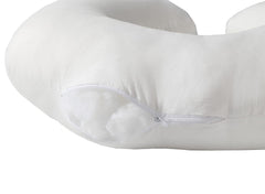 Aullar nursing pillow cover detail highlighting soft fabric and care
