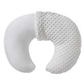 Aullar nursing pillow cover in white for easy-care, clean feeding setups.