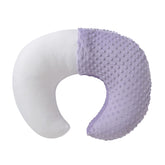 Aullar nursing pillow orchid cover supports comfortable breastfeeding.
