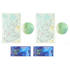 AUNMAS glow wall stickers elephant add playful nighttime decor for kids.
