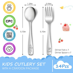 AUOIKK bear forks aiding small hands for confident meals.