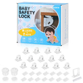 Aurblozen magnetic cabinet lock with invisible design secures a cabinet door