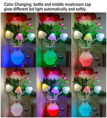 AUSAYE bottle-led night light showcases vibrant hues across seven colors.