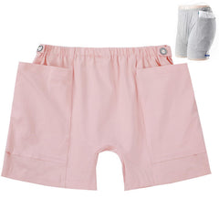 AUSTYLCO urine bag pants showcasing skin-friendly fabric for comfortable wear all day.