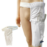 AUSTYLCO urine drainage bag holder with non-slip belt keeps the catheter bag secure.