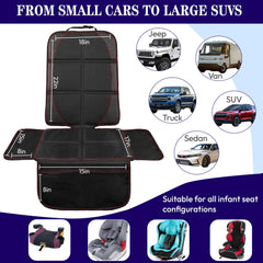 Auto Console Covers protector on the back seat ideal for pets and kids