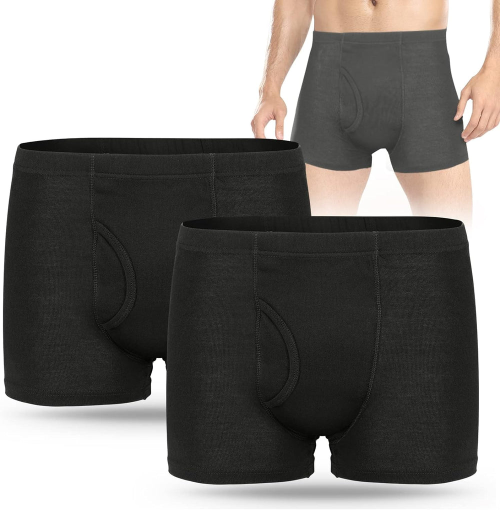 AutoTime men's underwear front view shows 280ml absorption for daily protection and confidence