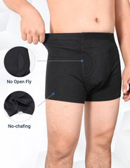 AutoTime waistband detail highlights soft, flexible elastic for secure fit