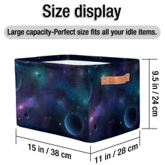 AUUXVA Nebula Galaxy basket folded flat for space saving