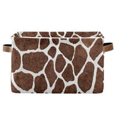 AUUXVA SEULIFE giraffe-pattern basket open top useful for quick toy organization