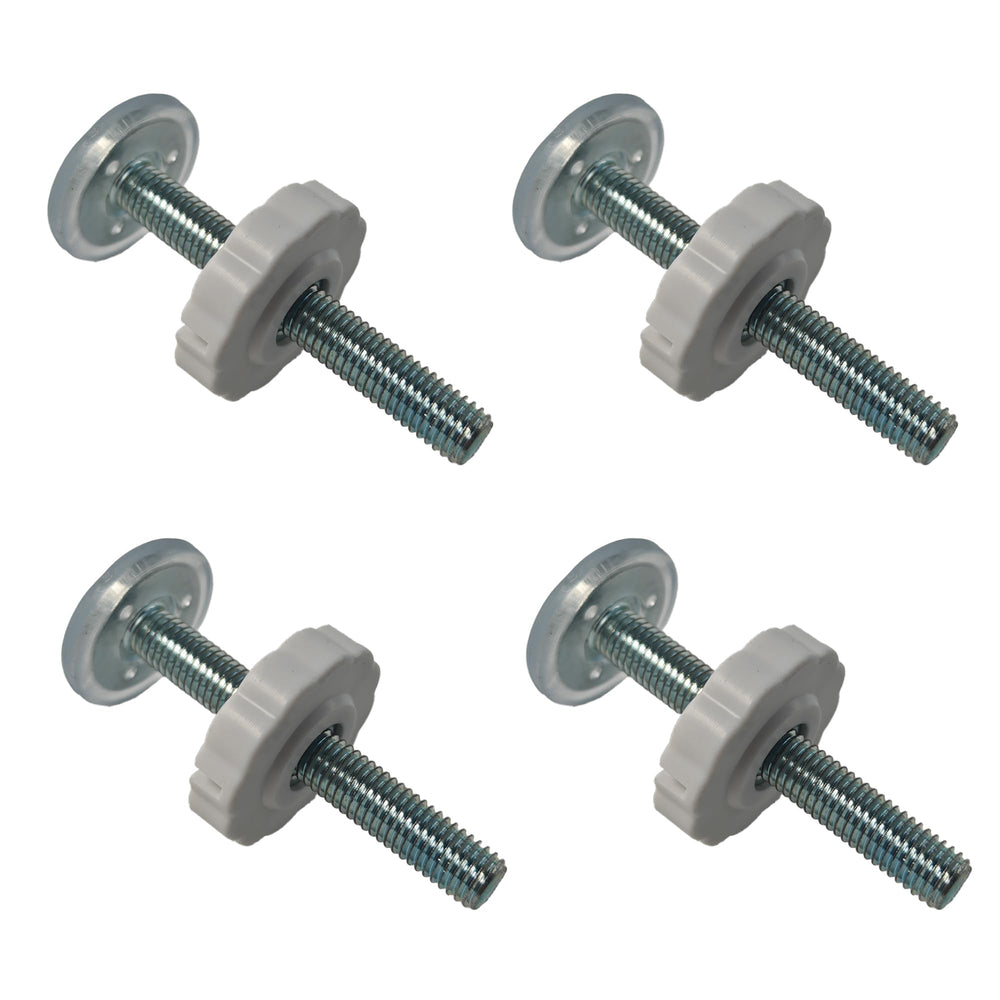 AUXBC M10 threaded spindle rod 80mm for baby gates, compatible with pressure-mounted systems.