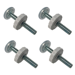 AUXBC M10 threaded spindle rod 80mm for baby gates, compatible with pressure-mounted systems.