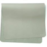 AVA + OLIVER vegan leather changing mat in Sage, 16x30, portable and wipeable.