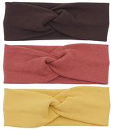 AVAUMA baby bow headband in soft cotton, gentle on delicate skin.