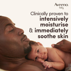 Dermexa balm close-up highlighting fragrance-free soothing formula for irritated baby skin.