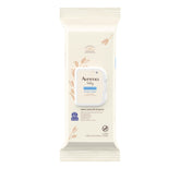 Aveeno Baby Sensitive All Over Wipes pack with resealable lid for quick on-the-go cleansing.
