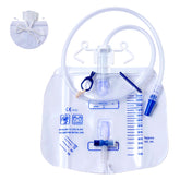 Avefove urinary bag with anti-reflux chamber and 2000 mL capacity for reliable drainage.