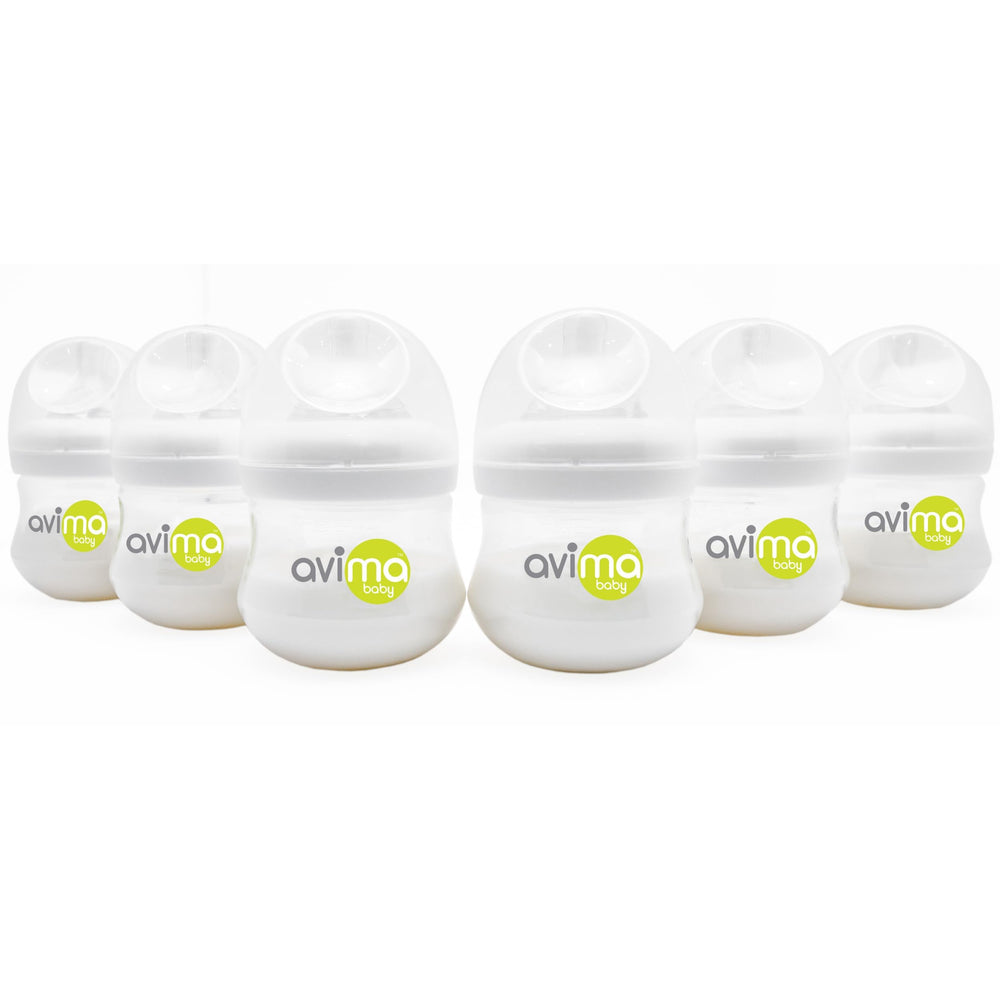 Avima anti-colic bottle with wide neck for newborn feeding ease
