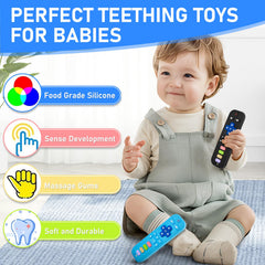 Avkast teether color buttons add visual interest and sensory cues