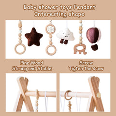 Avrsol foldable baby gym legs fold for easy storage