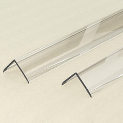 Awvob wall corner protector transparent keeps a discreet, clear look.