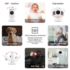 Axvue 2-way talk enables quick soothing from any room