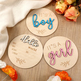 Azefnuhk It's a Boy wooden sign for timeless newborn photos.