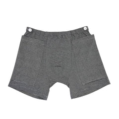 Baatogoo nephrostomy bag shorts left pocket for discreet urine bag storage.
