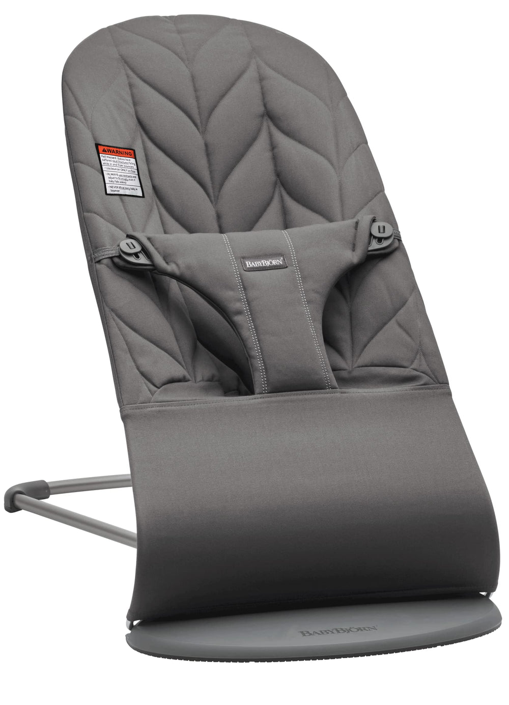 BabyBjörn Bouncer Bliss rocking motion soothes baby and invites exploration.