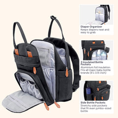 BabbleRoo stroller straps attached for hands‑free transport