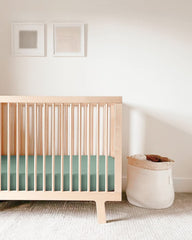 Babebay 185gsm cotton for breathable durability and cozy sleep.