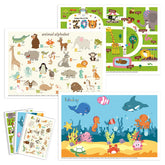 Babebay animal-design disposable placemats brightening mealtime at a restaurant