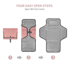 Babebay boho geometric pattern adds style to a baby changing essential