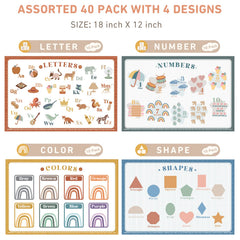 Babebay placemats with adhesive backing stay in place.